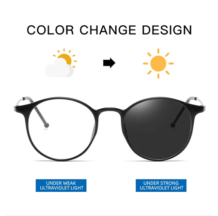 Alpottica John Black 2 in 1-Mavi Işık Koruyucu Fotokromik Gözlük