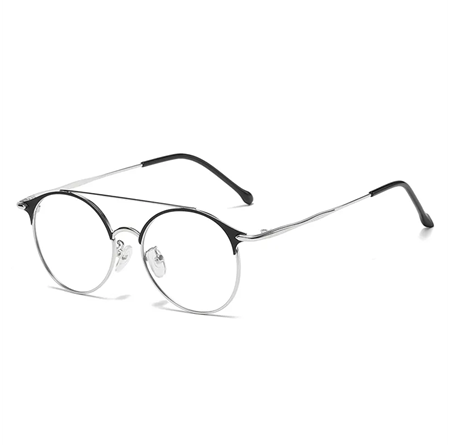 Alpottica Peaky Silver 2 in 1-Mavi Işık Koruyucu Fotokromik Gözlük