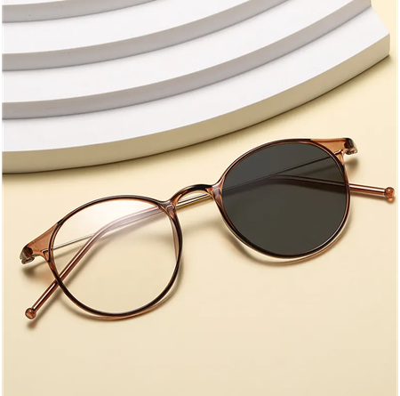 Alpottica John Champagne 2 in 1-Mavi Işık Koruyucu Fotokromik Gözlük