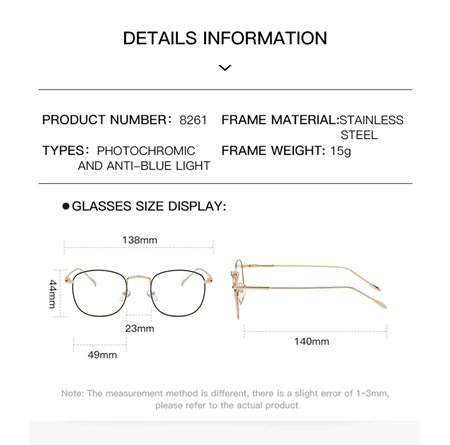 Alpottica Prag Silver 2 in 1-Mavi Işık Koruyucu Fotokromik Gözlük