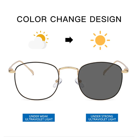 Alpottica Prag Silver 2 in 1-Mavi Işık Koruyucu Fotokromik Gözlük