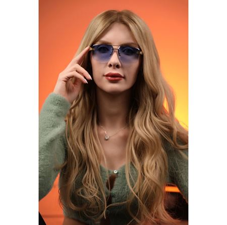 Alpottica Seth Brown Blue Unisex Güneş Gözlüğü