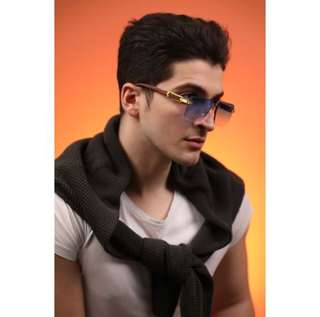 Alpottica Seth Brown Blue Unisex Güneş Gözlüğü