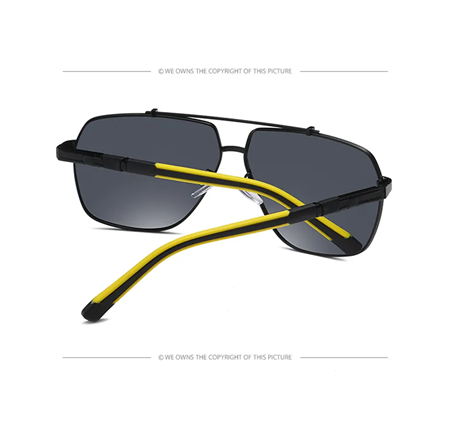 Alpottica Simon Black Yellow Polarize Güneş Gözlüğü
