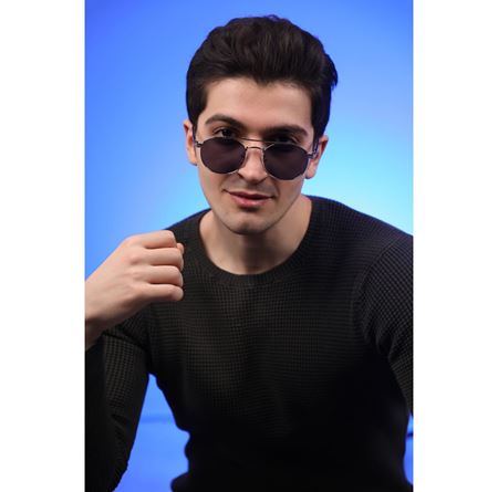 Alpottica Mile Silver Black  Unisex Güneş Gözlüğü