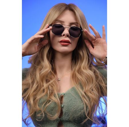 Alpottica Mile Silver Black  Unisex Güneş Gözlüğü