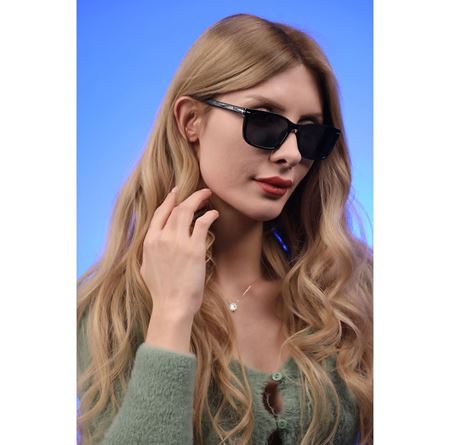 Alpottica Back Black  Unisex Polarize  Güneş Gözlüğü