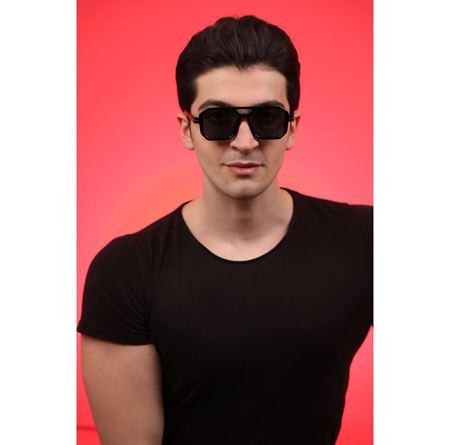 Alpottica Square Black  Güneş Gözlüğü