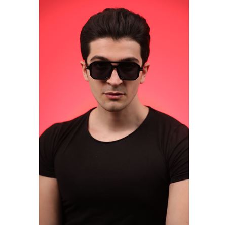 Alpottica Square Matte Black  Güneş Gözlüğü