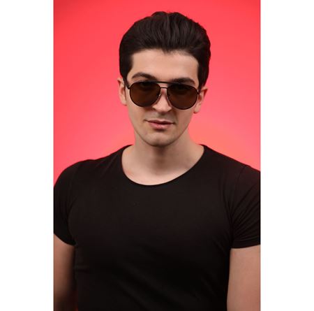Alpottica Pilot Brown Unisex Polarize Güneş Gözlüğü