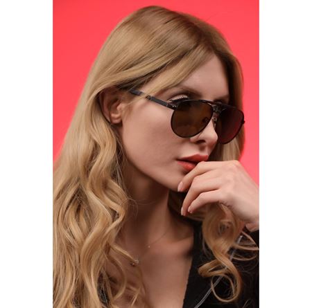 Alpottica Pilot Brown Unisex Polarize Güneş Gözlüğü