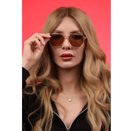 Alpottica Shiny Brown Unisex  Güneş Gözlüğü