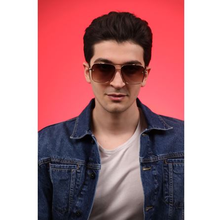 Alpottica Premium Gold Brown Unisex  Güneş Gözlüğü