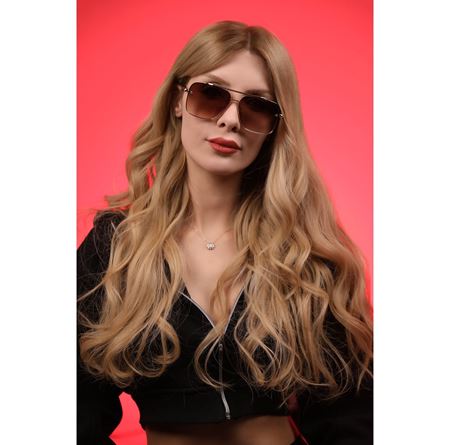 Alpottica Premium Gold Brown Unisex  Güneş Gözlüğü