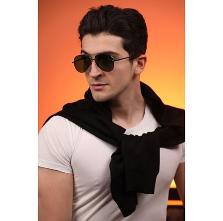 Alpottica Topgun Black Green Unisex  Güneş Gözlüğü