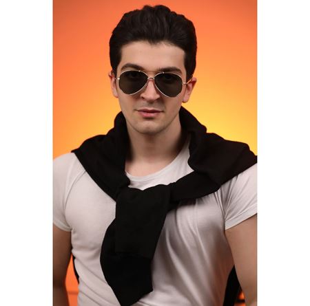 Alpottica Topgun Gold Black Unisex  Güneş Gözlüğü