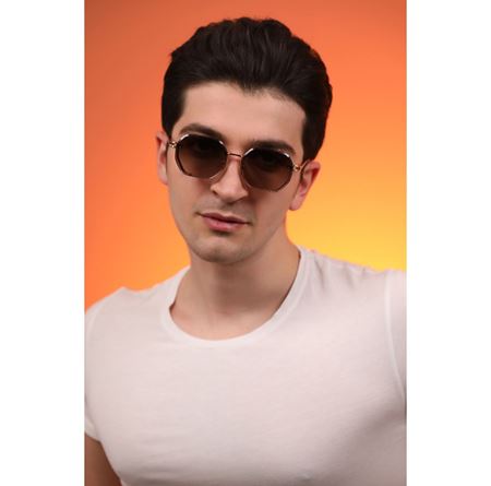 Alpottica Dave Gold Brown Unisex  Güneş Gözlüğü