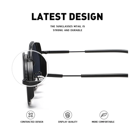 Alpottica Pure Black Unisex Güneş Gözlüğü