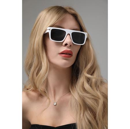 Alpottica Coldy White Black Unisex  Güneş Gözlüğü