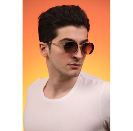 Alpottica Dave Gold Brown Unisex  Güneş Gözlüğü