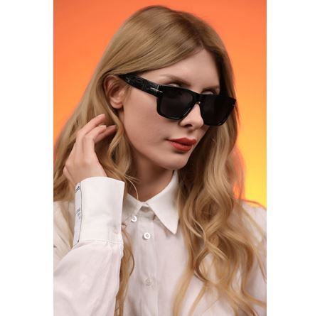 Alpottica Six Bright Black Unisex  Güneş Gözlüğü