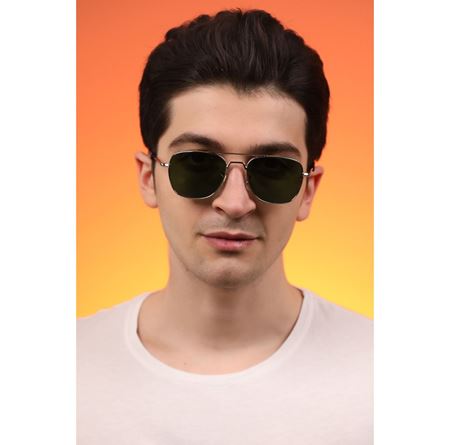 Alpottica Plane Silver Green Unisex  Güneş Gözlüğü
