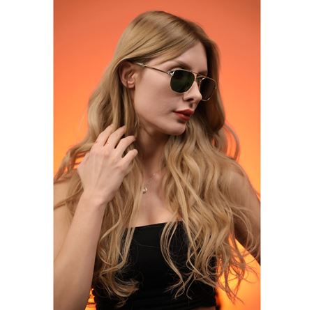Alpottica Plane Gold Green Unisex  Güneş Gözlüğü