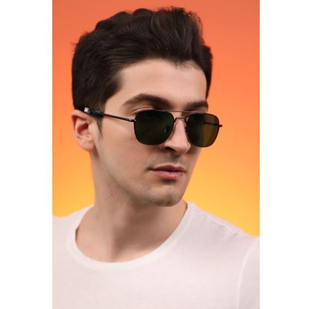 Alpottica Plane Black Green Unisex  Güneş Gözlüğü