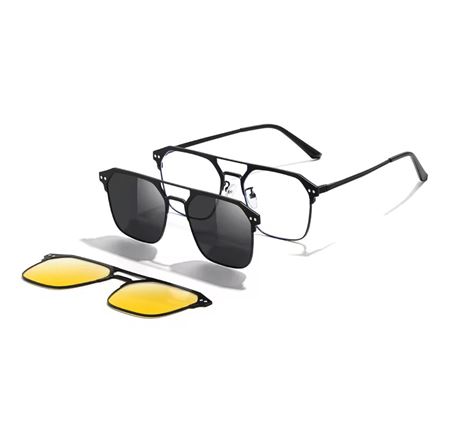 Alpottica Magnetic Eyewear 7028 5 in 1 Black