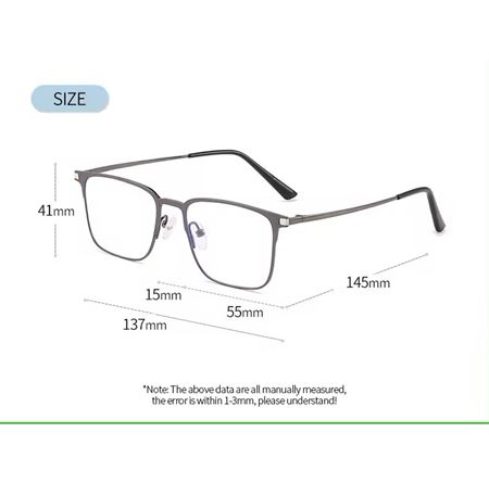Alpottica Magnetic Eyewear 7012  3 in 1 GUN