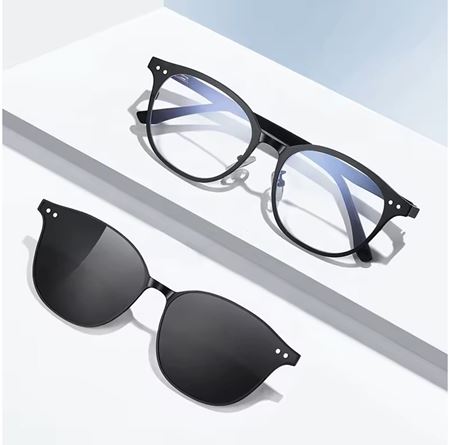 Alpottica Magnetic Eyewear MASCULEN  2 in 1 BLACK -