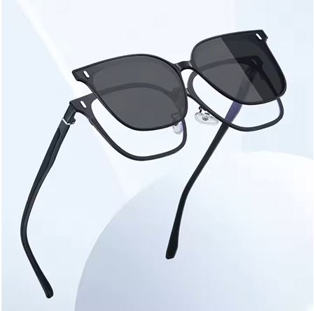 Alpottica Magnetic Eyewear 7021  2 in 1 Black 