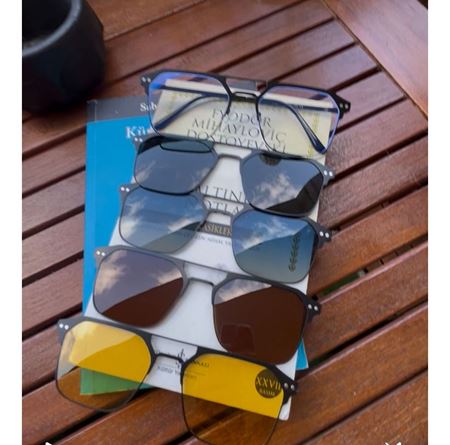 Alpottica Magnetic Eyewear 7028 5 in 1 Black