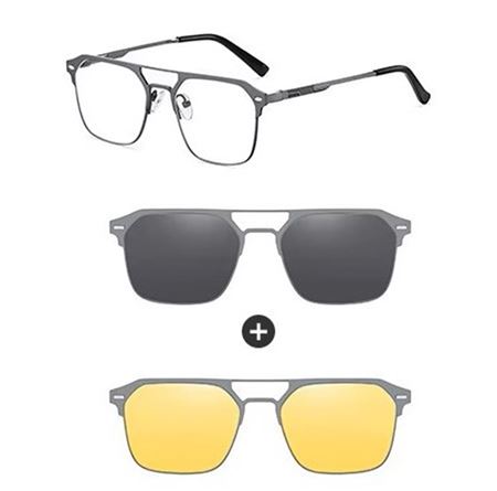 Alpottica Magnetic Eyewear 7609  3 in Gun