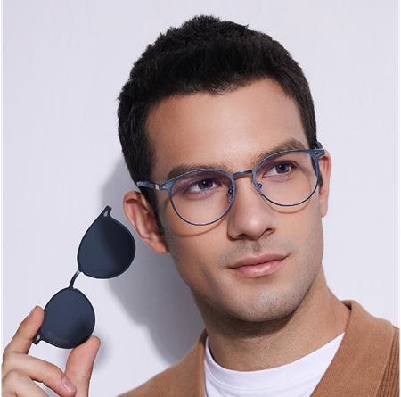 Alpottica Magnetic Eyewear 7043  3 in Black 