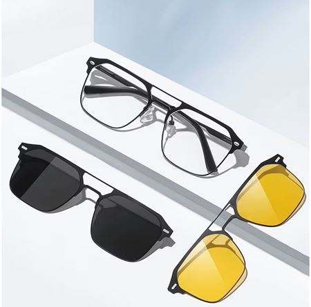 Alpottica Magnetic Eyewear 7609  3 in Black