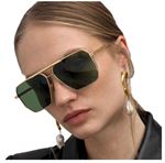 Alpottica Marco Gold Green Unisex Güneş Gözlüğü