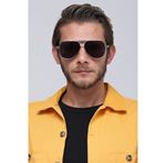 Alpottica Felix Silver Black Sunglasses