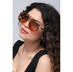 Alpottica Olly Gold Brown Unisex Güneş Gözlüğü