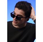 Alpottica Back Black  Unisex Polarize  Güneş Gözlüğü