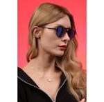Alpottica Shiny Black Blue Unisex  Güneş Gözlüğü